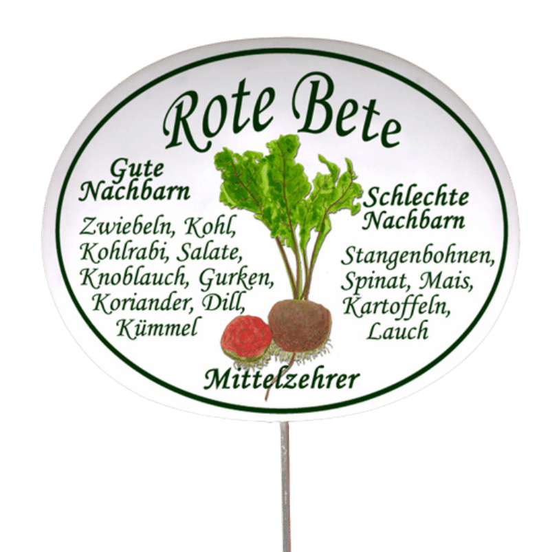 Gemüseschild zum Stecken (verschiedene Motive)