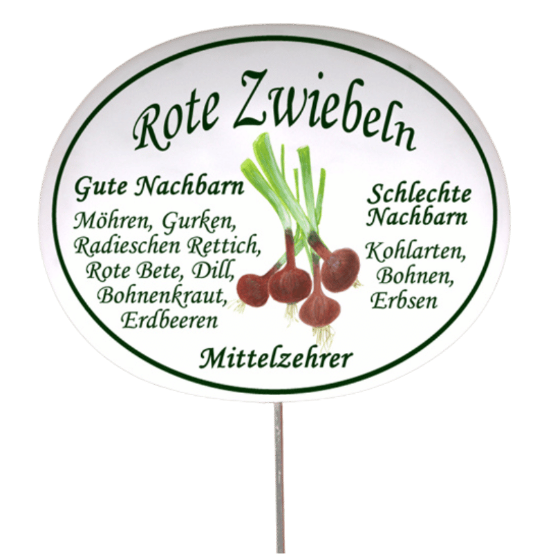 Gemüseschild zum Stecken (verschiedene Motive)