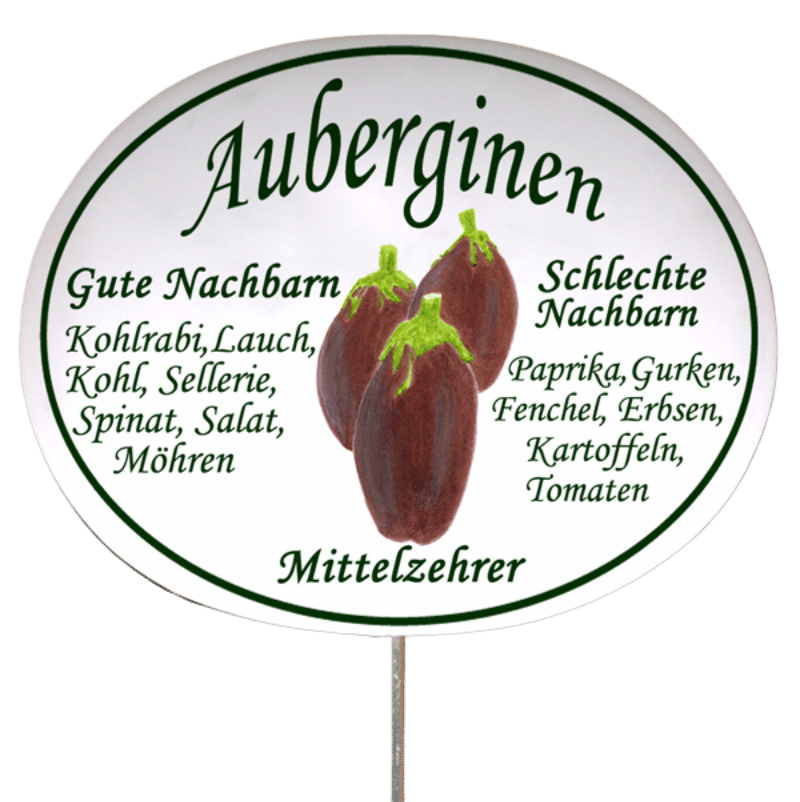 Gemüseschild zum Stecken (verschiedene Motive)