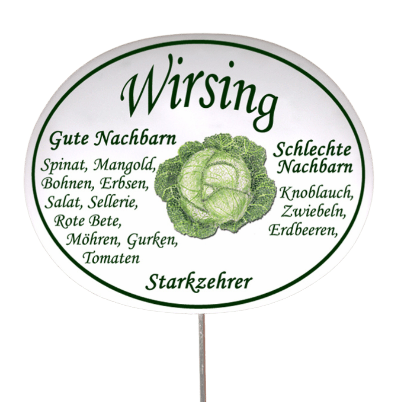Gemüseschild zum Stecken (verschiedene Motive)