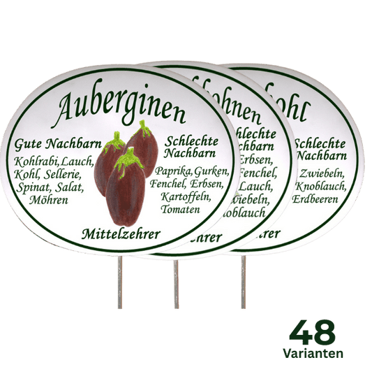 Gemüseschild zum Stecken (verschiedene Motive)