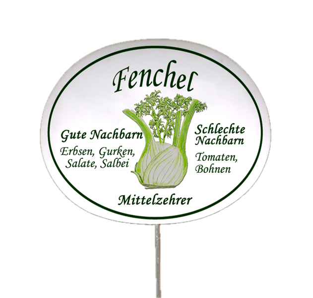 Gemüseschild zum Stecken (verschiedene Motive)