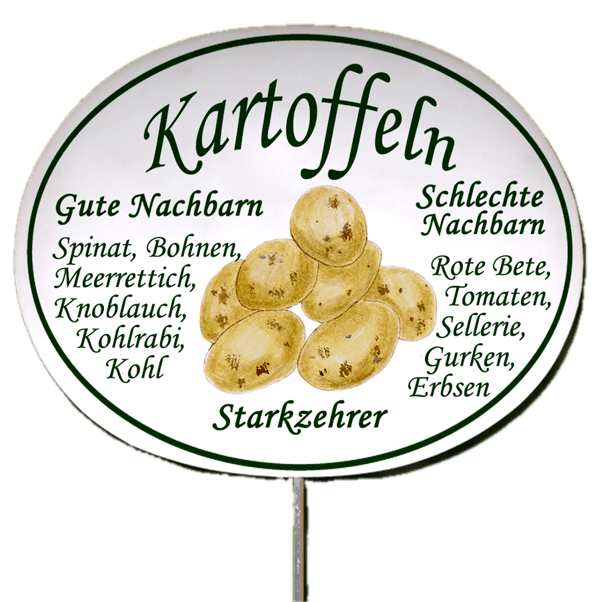 Gemüseschild zum Stecken (verschiedene Motive)