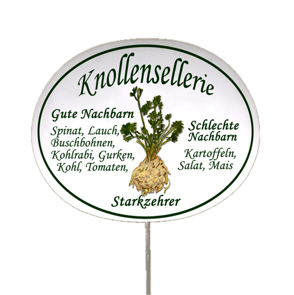 Gemüseschild zum Stecken (verschiedene Motive)