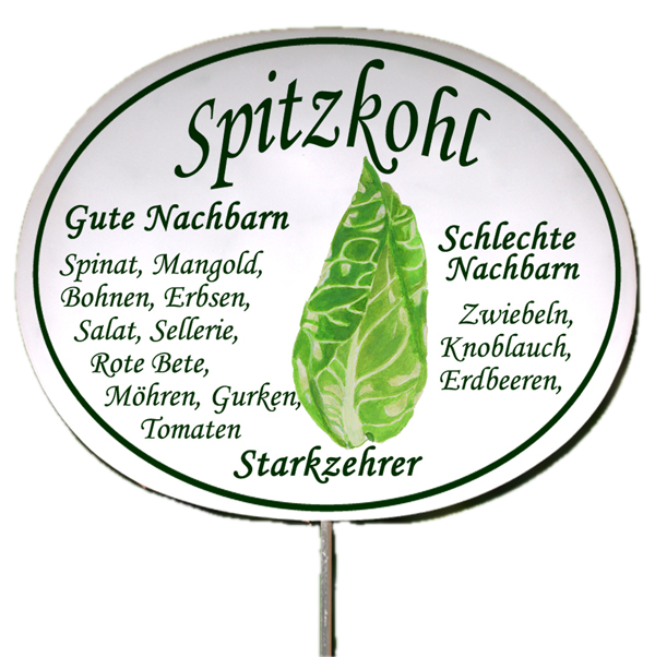 Gemüseschild zum Stecken (verschiedene Motive)