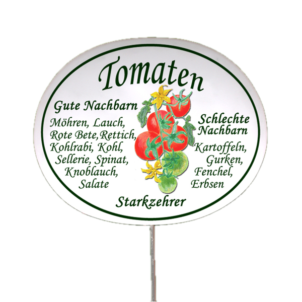 Gemüseschild zum Stecken (verschiedene Motive)