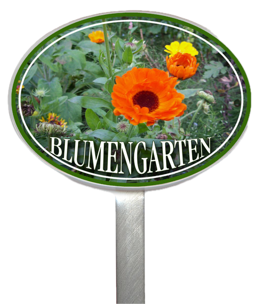 Schilder für verschiedene Gartenbereiche (verschiedene Motive)