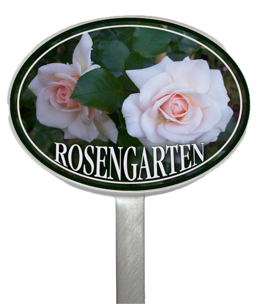 Schilder für verschiedene Gartenbereiche (verschiedene Motive)