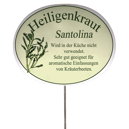 Kräuterschild mit Beschreibung (verschiedene Motive)