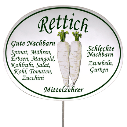 Gemüseschild zum Stecken (verschiedene Motive)