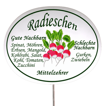 Gemüseschild zum Stecken (verschiedene Motive)