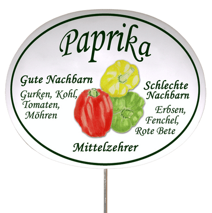 Gemüseschild zum Stecken (verschiedene Motive)