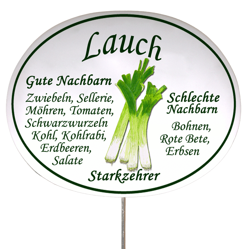 Gemüseschild zum Stecken (verschiedene Motive)