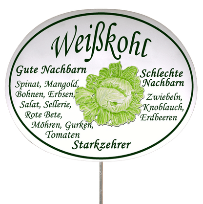 Gemüseschild zum Stecken (verschiedene Motive)
