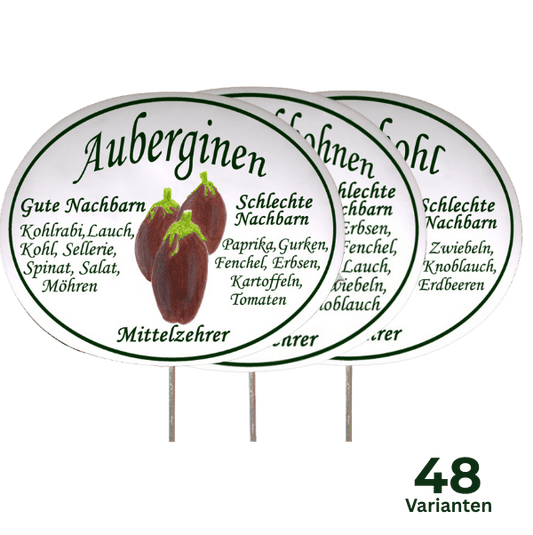 Gemüseschild zum Stecken (verschiedene Motive)