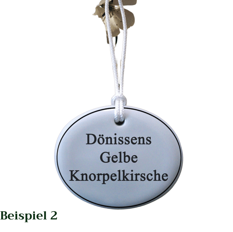 Obstbaumschild zum Hängen